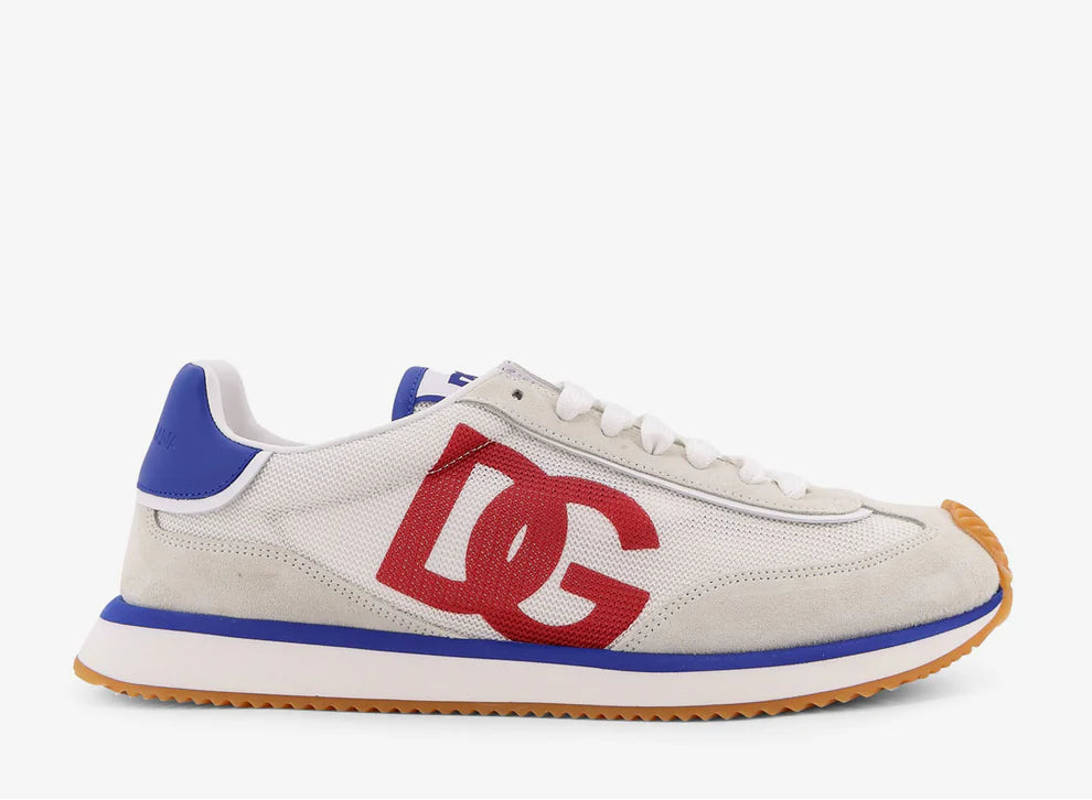 Dolce & Gabbana Leather sneakers with DG logo